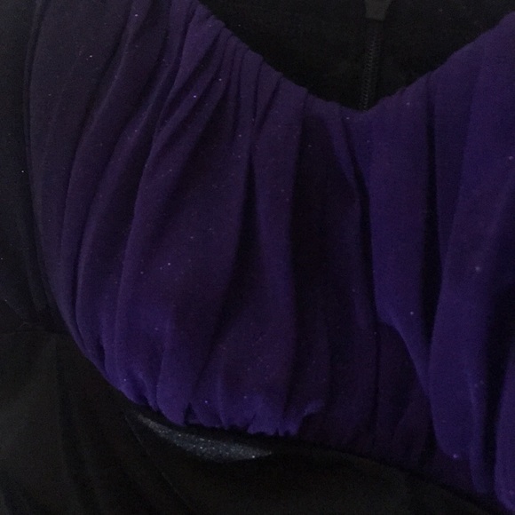 Purple fancy sparkle dress - Picture 5 of 7